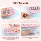 Compact Nail Dust Collector for Manicure