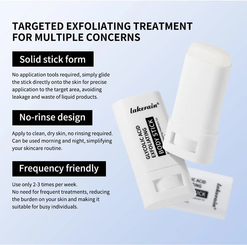 Glycolic Acid Exfoliating Body Stick for Smooth Skin - 10