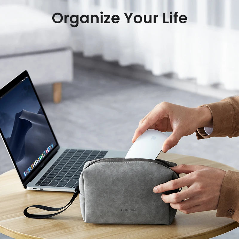 Portable Tech Organizer Case for Digital Accessories and Cables