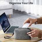 Portable Tech Organizer Case for Digital Accessories and Cables