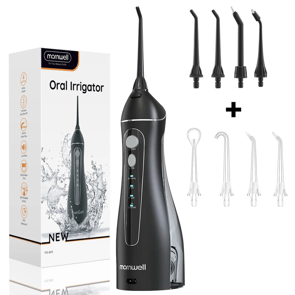 Portable Rechargeable Water Flosser for Oral Care