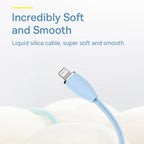 USB-C to Lightning 20W Fast Charging Liquid Silicone Cable