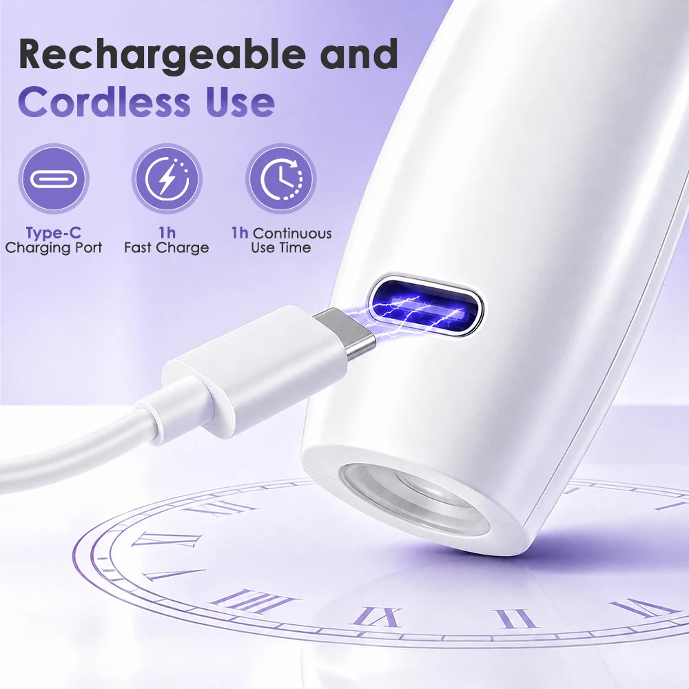 2-in-1 Cordless Electric Nail Drill and UV Curing Lamp - 5