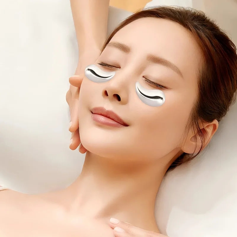 Reusable Stainless Steel Cooling Eye Pads for Puffiness