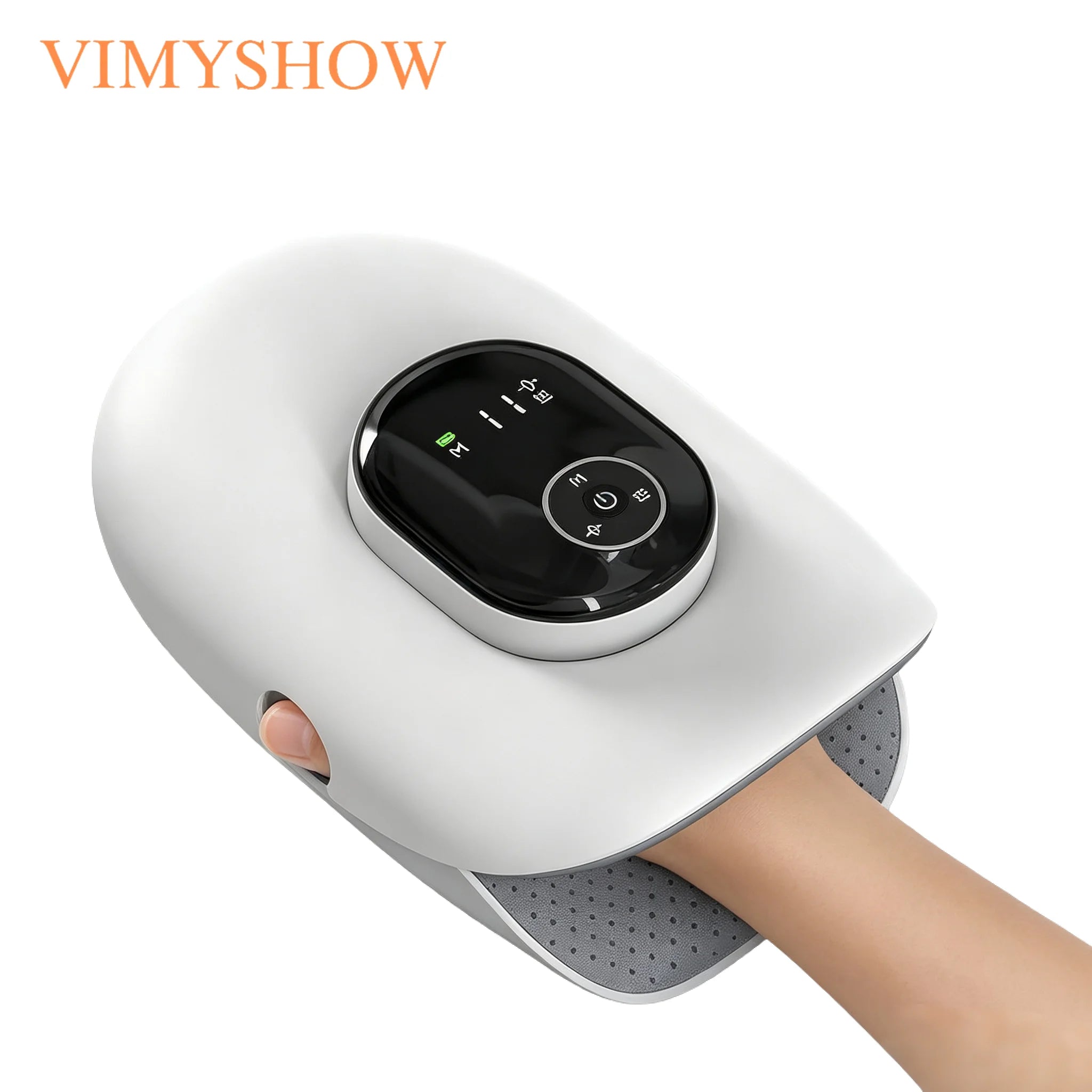 Cordless Hand and Finger Massager with Kneading and Air Compression - 1