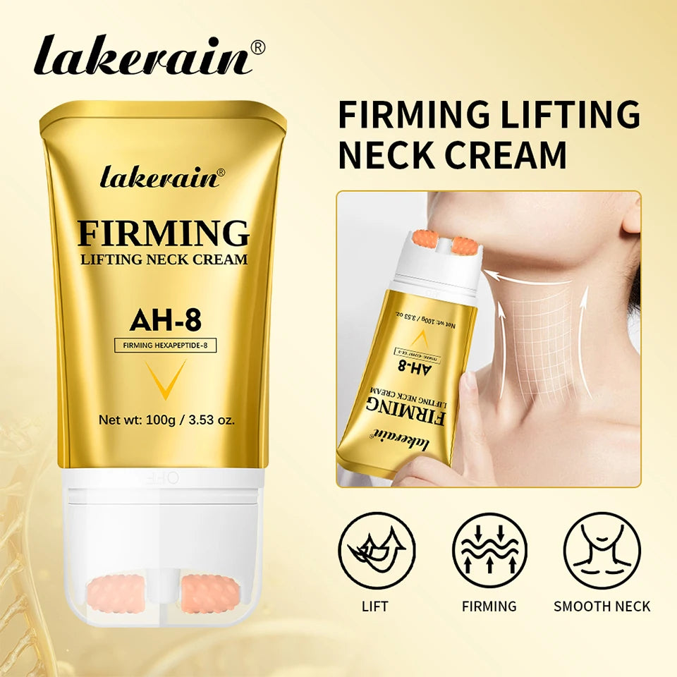 Firming Lifting Neck Cream with Integrated Roller