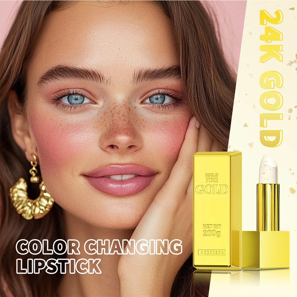 24K Gold Color-Changing Moisturizing Lip Balm