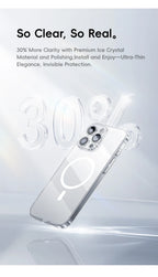 Magnetic Crystal Clear Slim Phone Case for iPhone