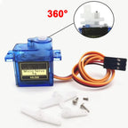 10PCS SG90 9G Micro Servo Motor for RC Robot Arm 180 or 360 Degree