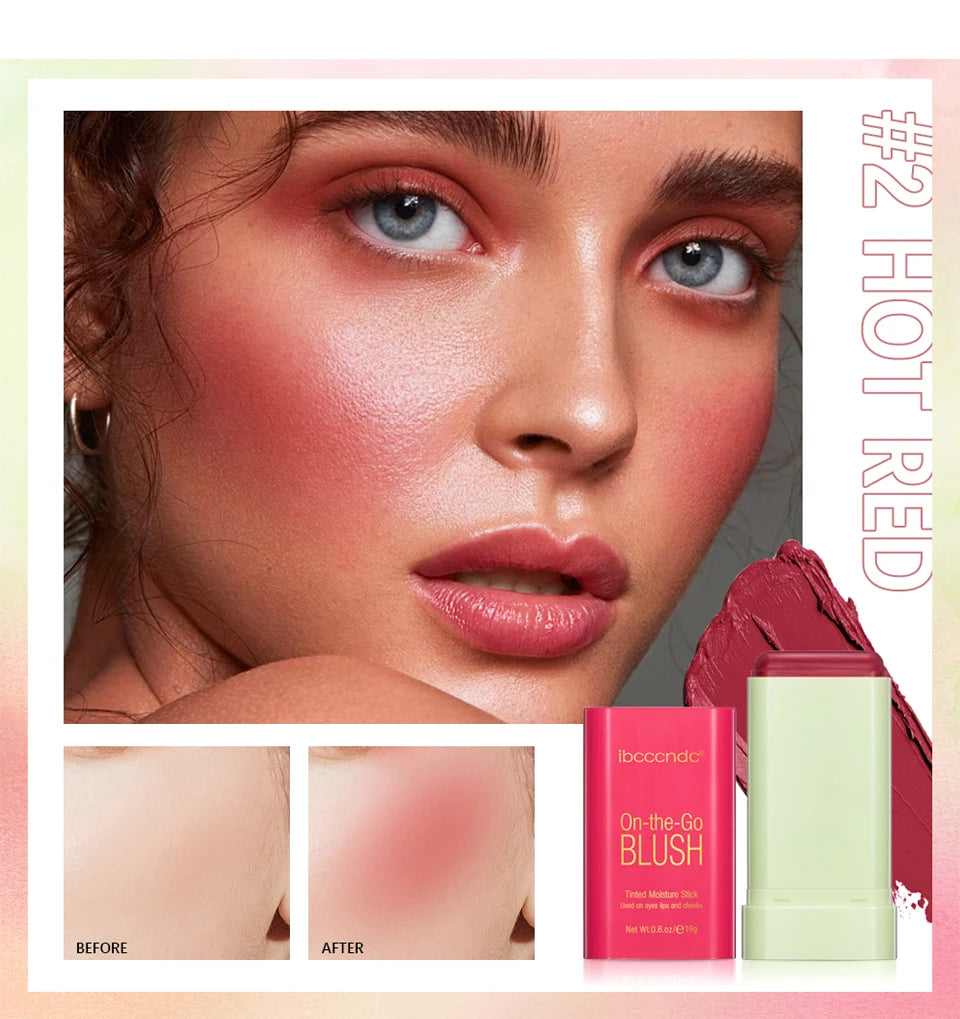 Cream Blush Stick for Lips and Cheeks - 11