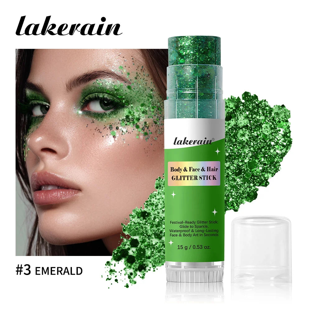 Glitter Highlighter Stick for Face Body and Hair