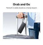 145W Fast Charging Power Bank with Built-In Cables 25000mAh