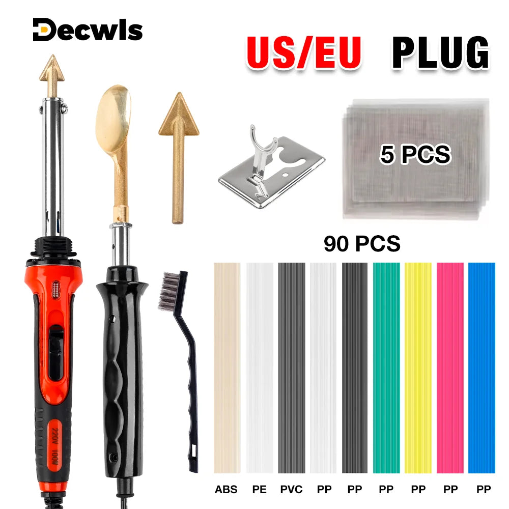 Plastic Repair Welding Tool and Bumper Soldering Kit