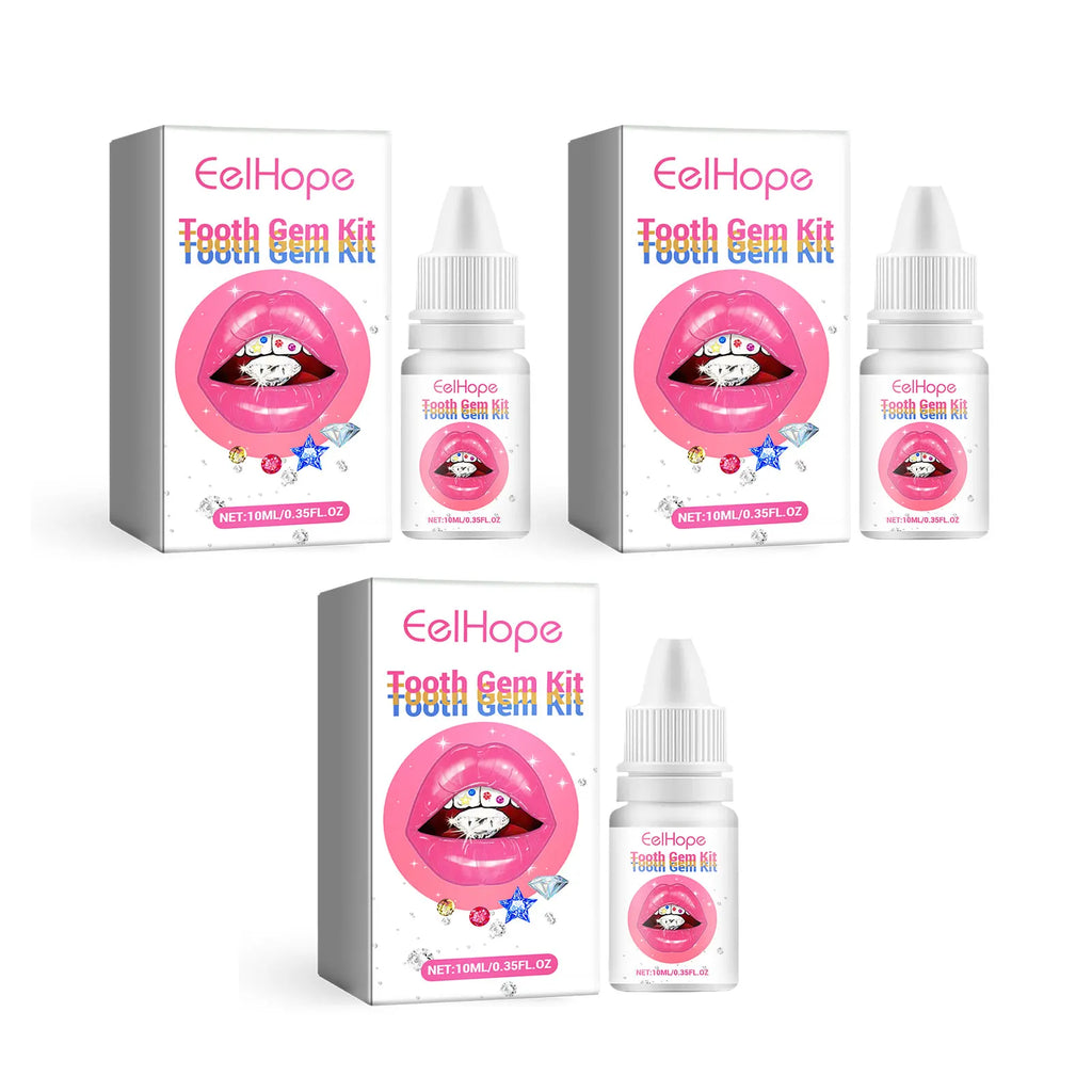 Professional DIY Tooth Gem Kit with UV Light