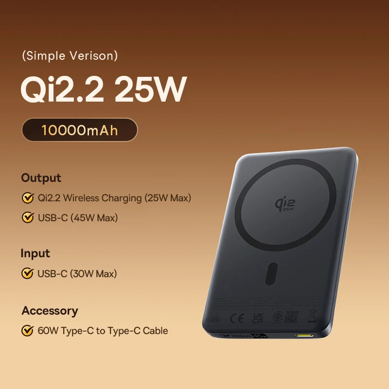 10000mAh Magnetic Wireless Power Bank 45W Fast Charging - 28