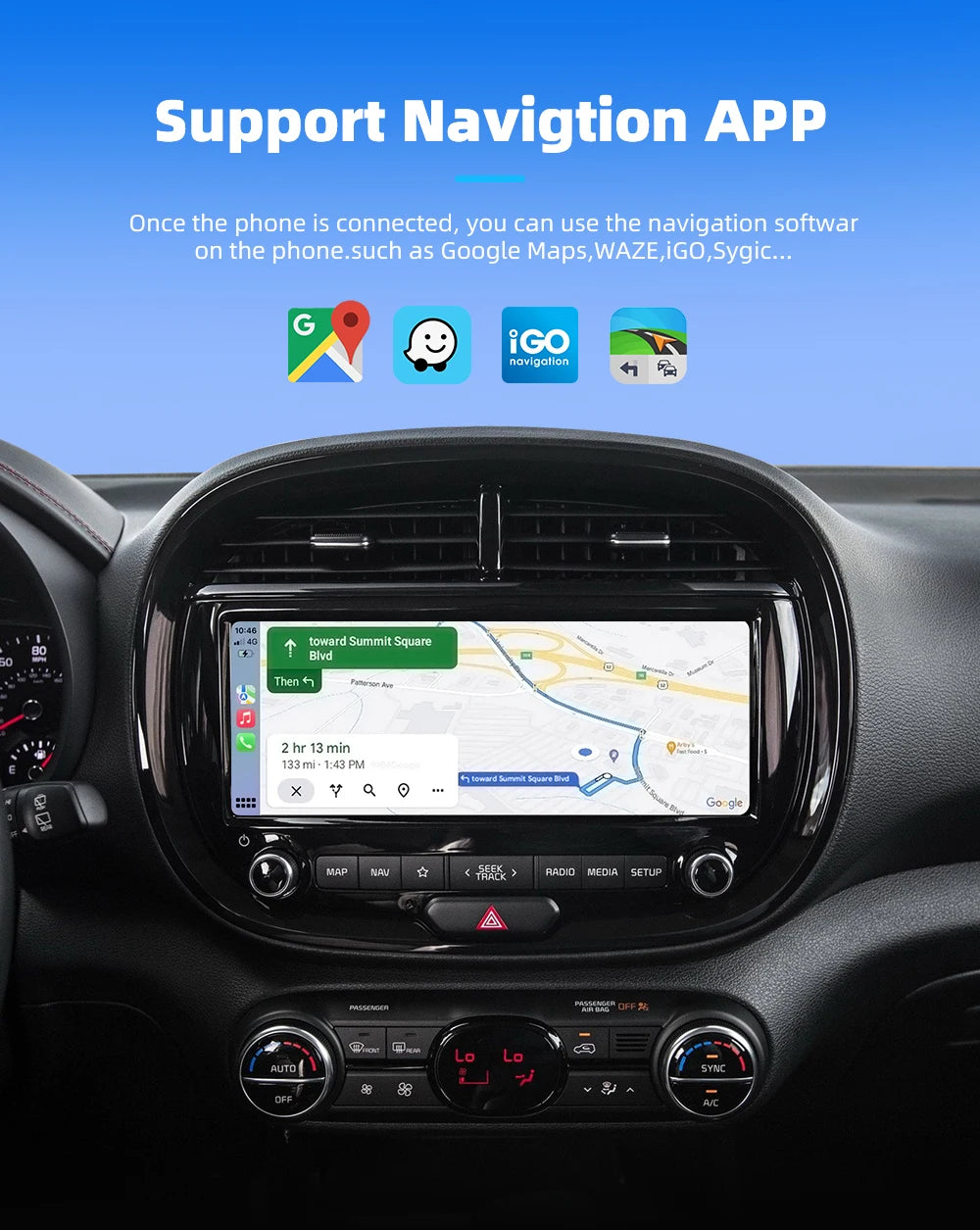 2-in-1 Wired to Wireless CarPlay and Android Auto Adapter Dongle