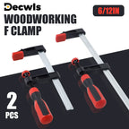 Heavy-Duty Woodworking F-Clamp Bar Clip