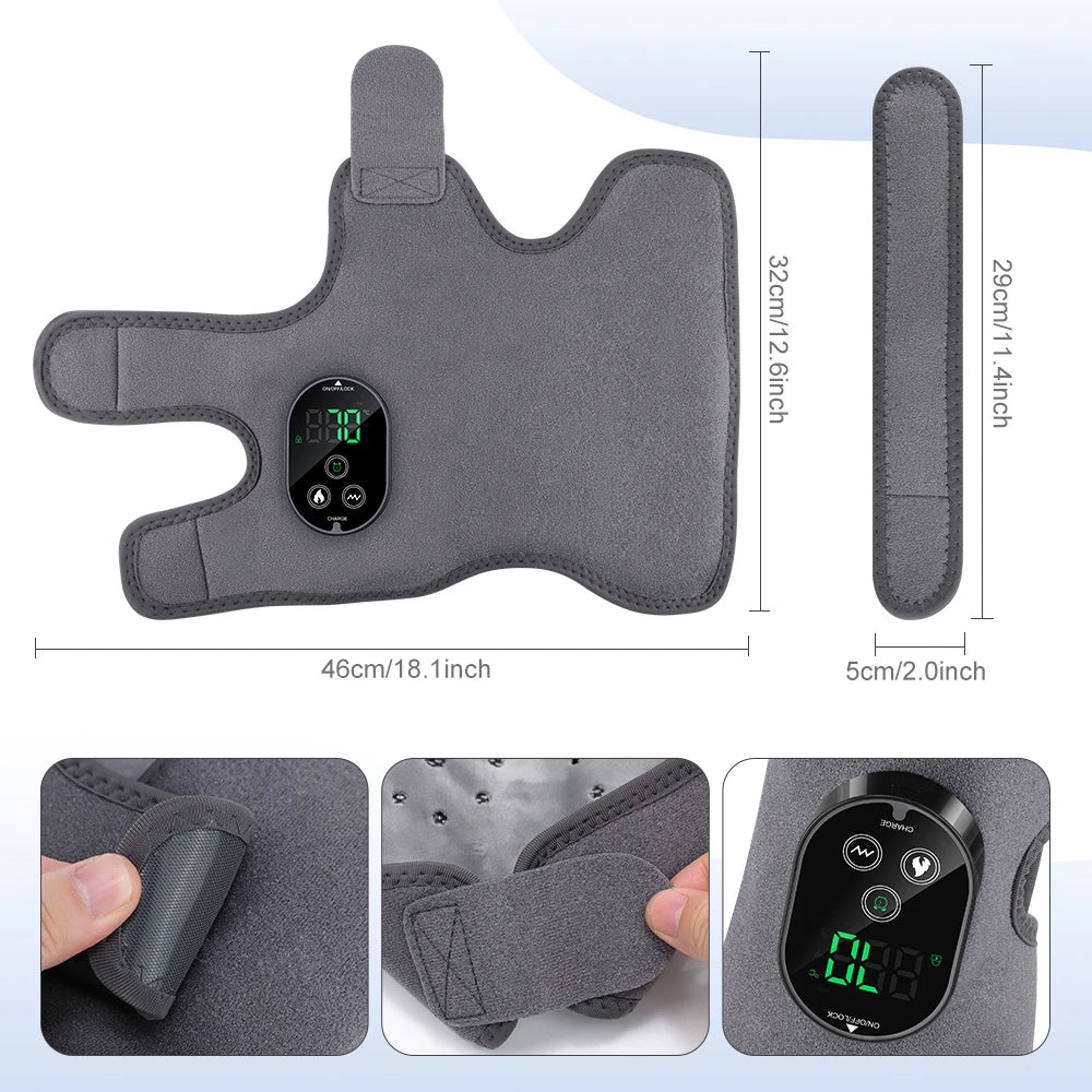 Heated Vibration Massager for Ankle, Calf, and Foot - 15