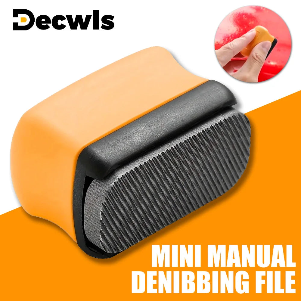 Manual Denibbing File for Paint Imperfection Removal - 1