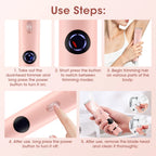Dual-Head Electric Shaver and Bikini Trimmer for Women