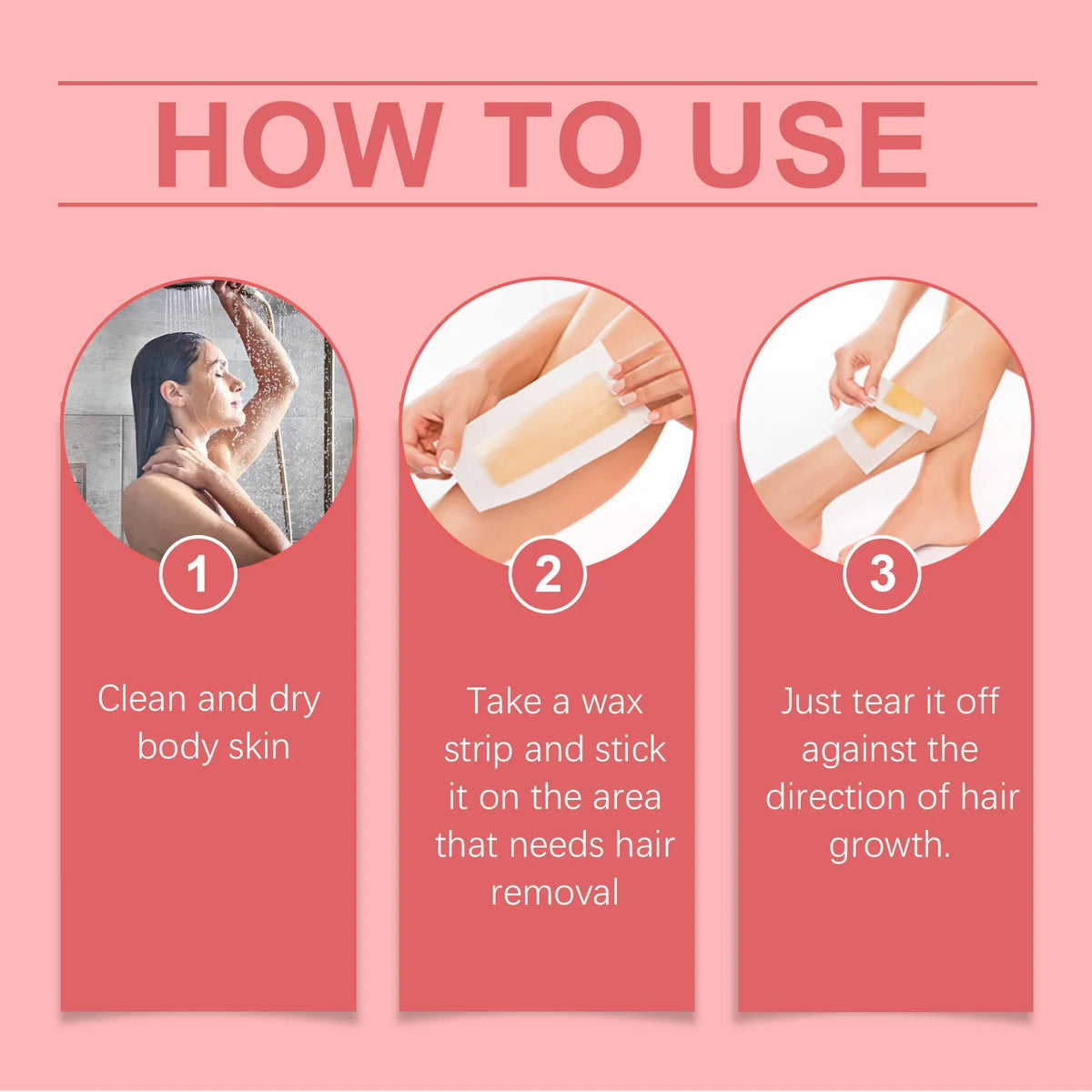 Gentle Full Body Hair Removal Wax Strips