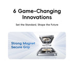 Magnetic Crystal Clear Slim Phone Case for iPhone