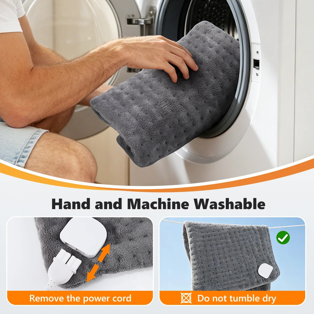 Electric Heating Pad for Back and Leg Pain Relief