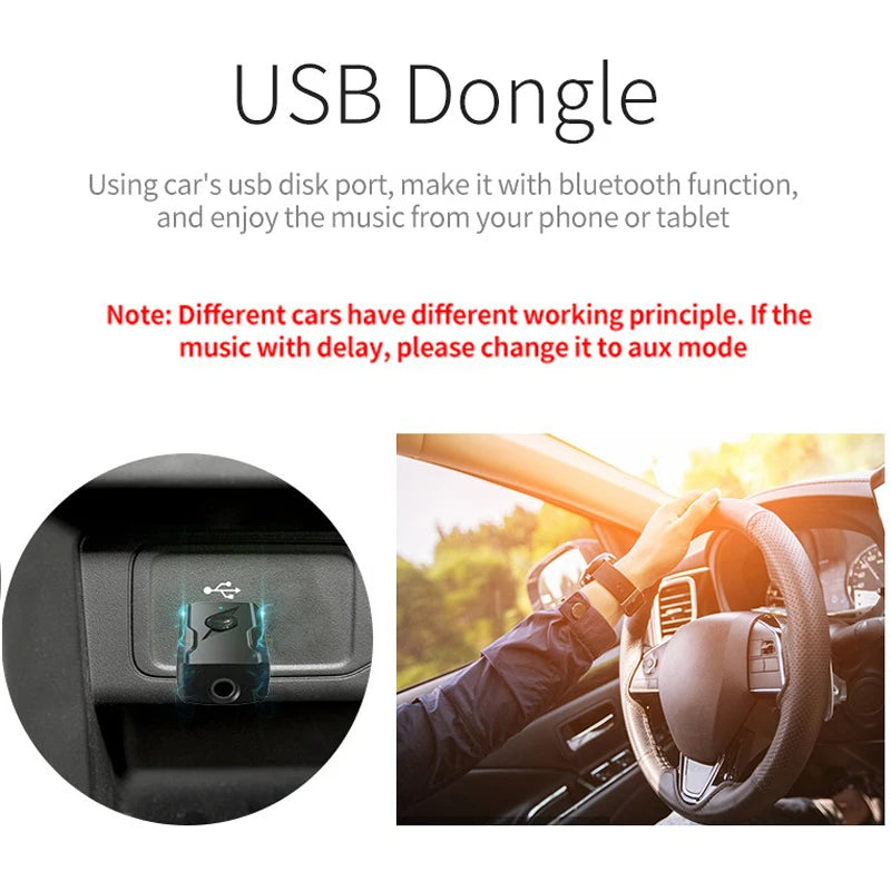 Bluetooth 5.3 Audio Transmitter and Receiver Adapter