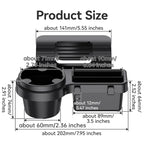 Car Window Hanging Cup Holder and Phone Organizer