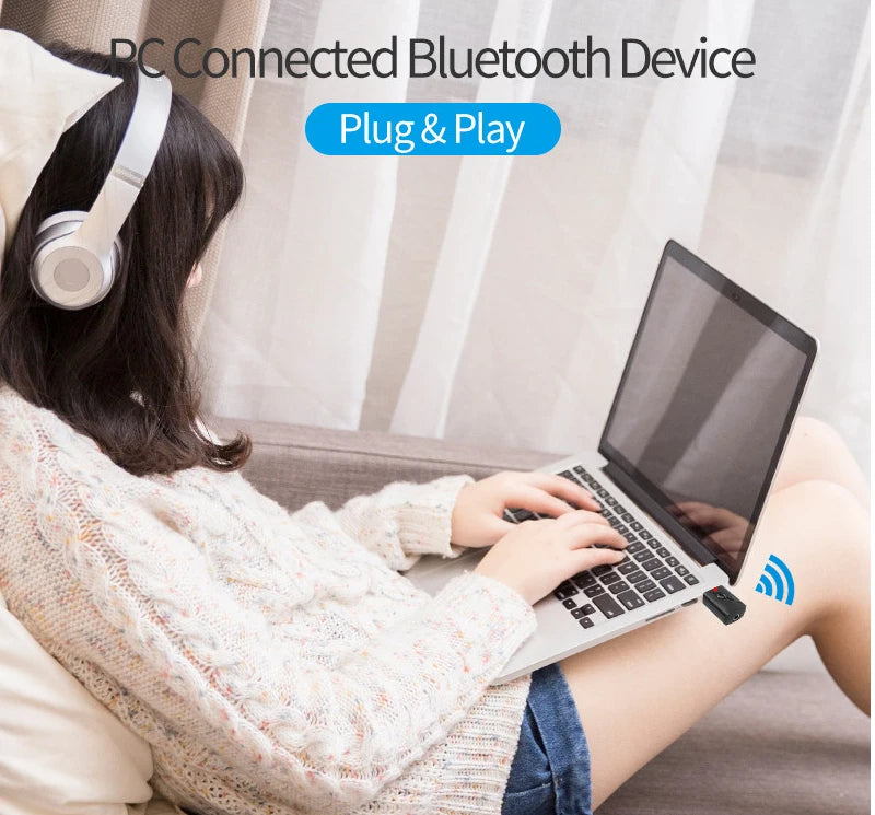 Bluetooth 5.3 Audio Transmitter and Receiver Adapter - 4