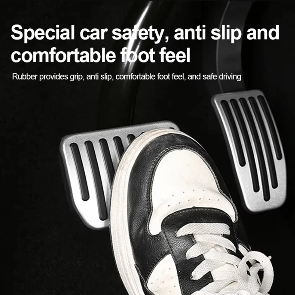 Aluminum Alloy Accelerator and Brake Pedal Covers for Tesla Model 3 2024