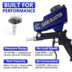 Portable Pneumatic Gravity Sandblasting Gun for Rust Removal