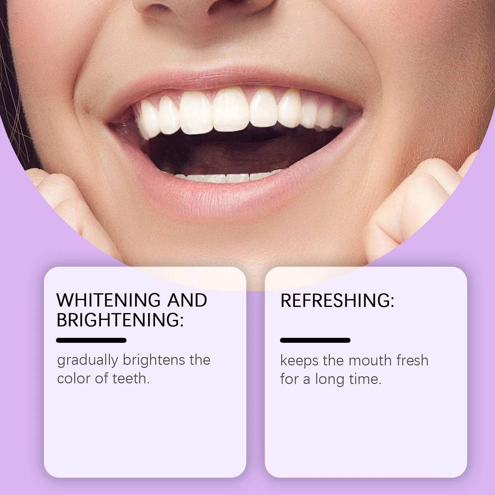 Purple Teeth Whitening Toothpaste for Stain Removal - 8