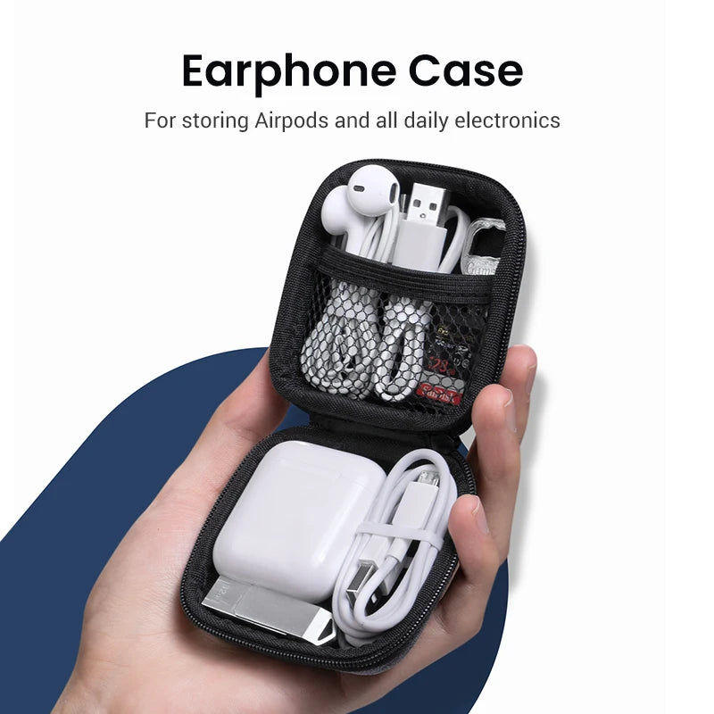 Hard Shell Protective Carrying Case for Earbuds and Small Electronics - 2