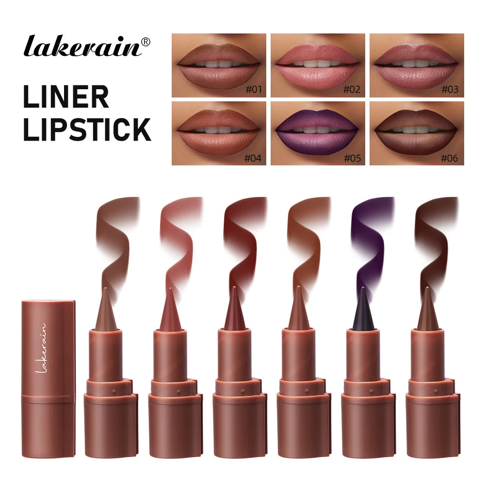 Waterproof Long-Lasting Lip Liner and Contour Pencil - 1