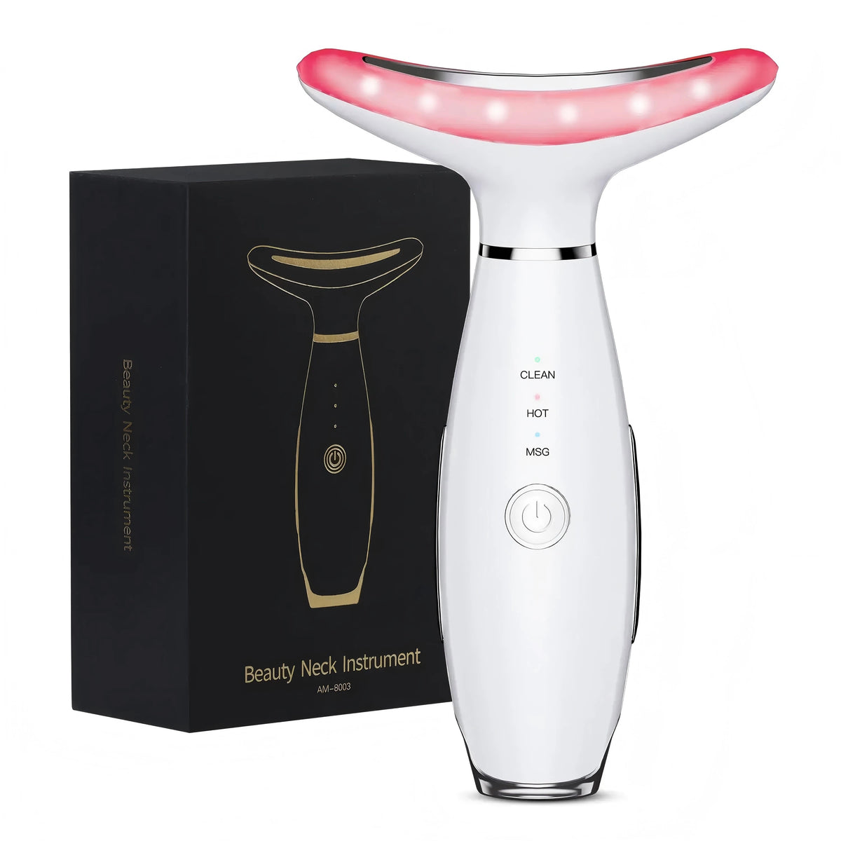 3-in-1 LED Light Therapy Facial and Neck Sculpting Massager