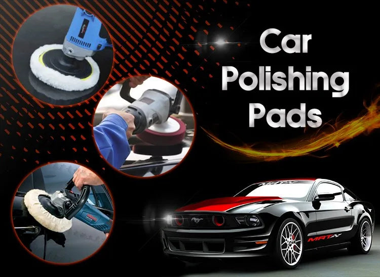 11 Piece Car Polishing Sponge Pad and Buffer Kit for Vehicle Detailing