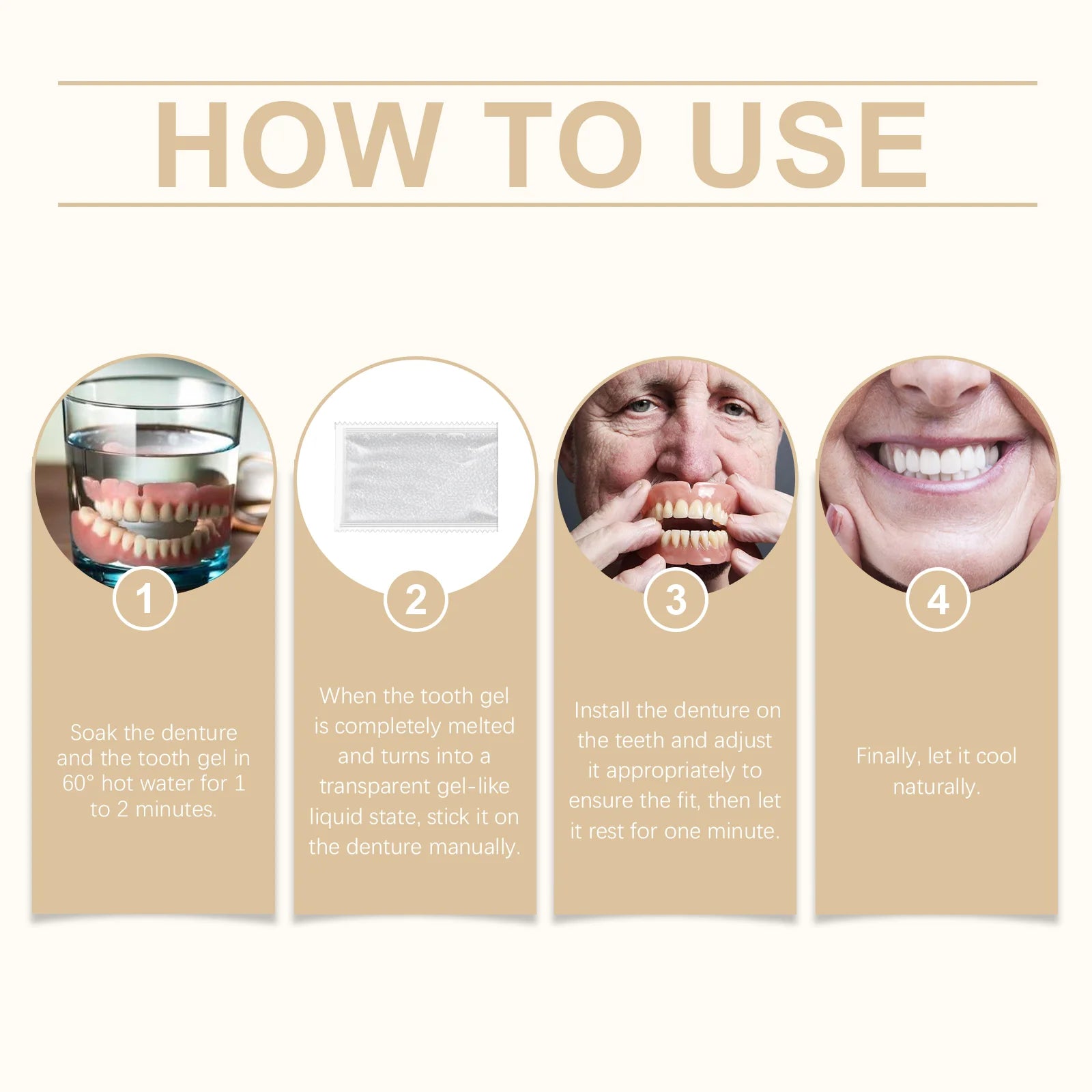 Silicone Temporary Denture Set for Missing Teeth - 14