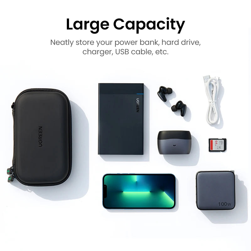 Shockproof Hard Drive Carrying Case for 2.5" HDD SSD - 2