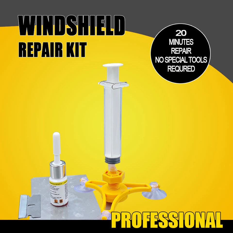 Car Windshield Glass Repair Kit for Cracks and Chips
