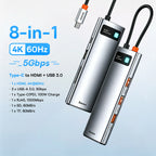13-in-1 USB-C Hub with 4K Quadruple Display and 100W PD Charging