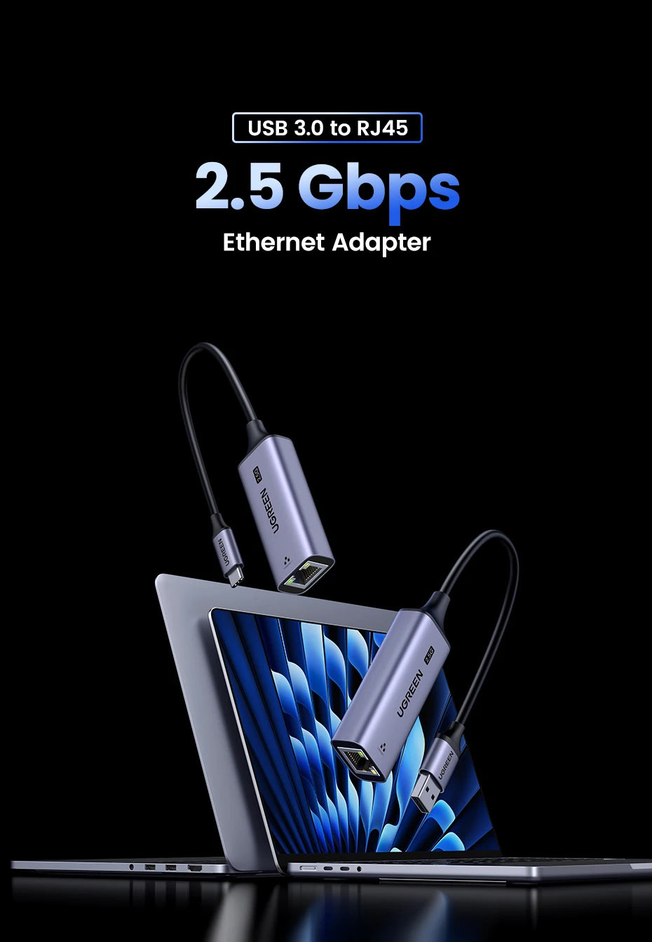 2.5Gbps USB to Ethernet Network Adapter