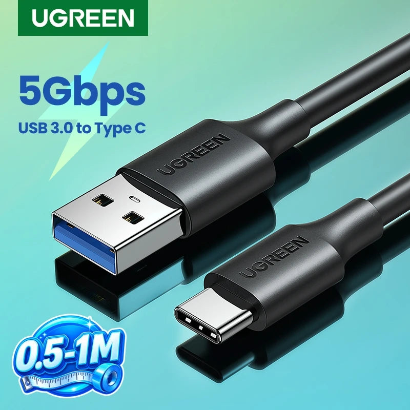 USB 3.0 to USB-C Fast Charging and 5Gbps Data Transfer Cable