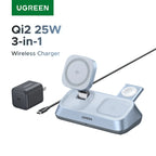 3-in-1 Magnetic Wireless Charging Station for Phone, Watch and Earbuds
