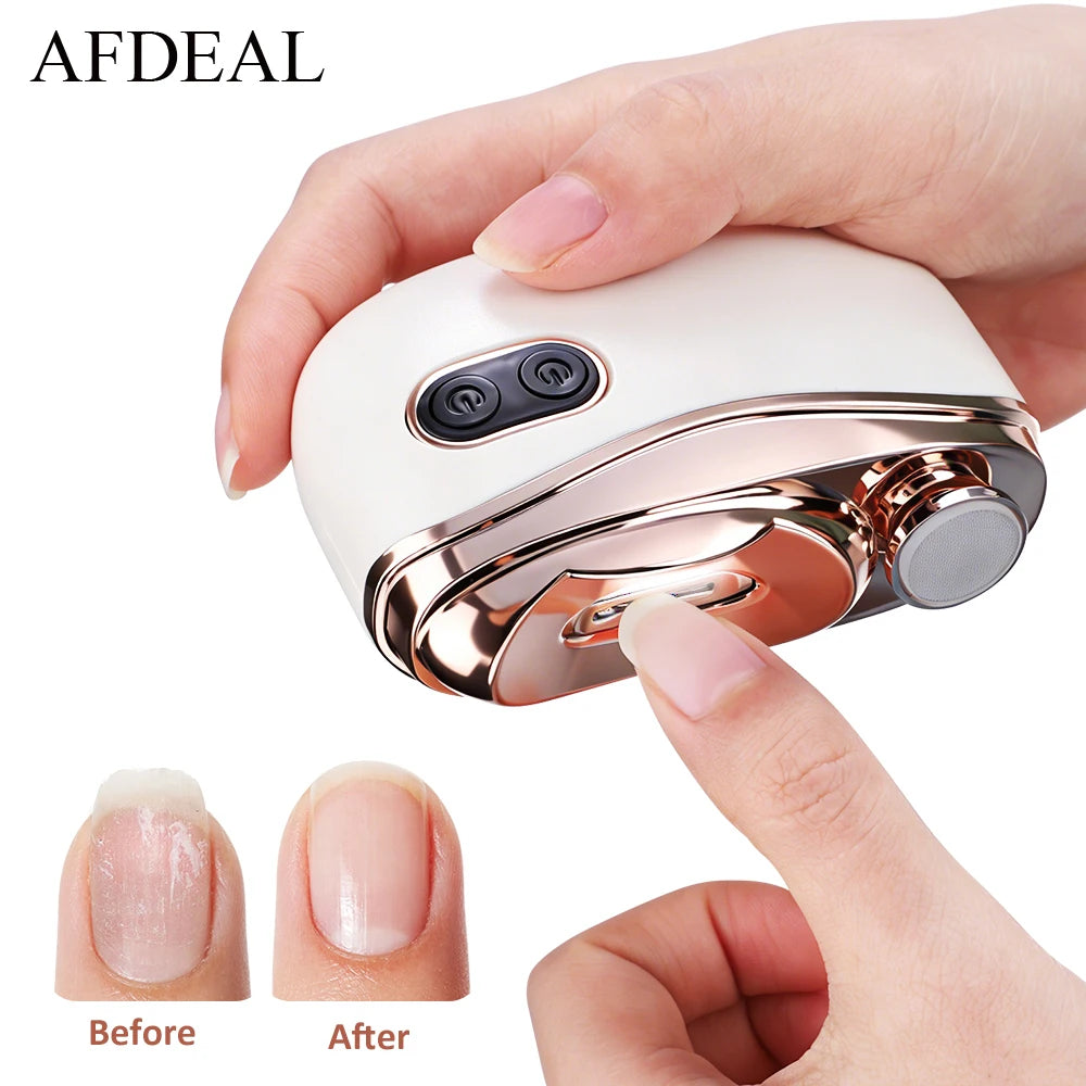 Electric Automatic Nail Trimmer and Polisher for Family