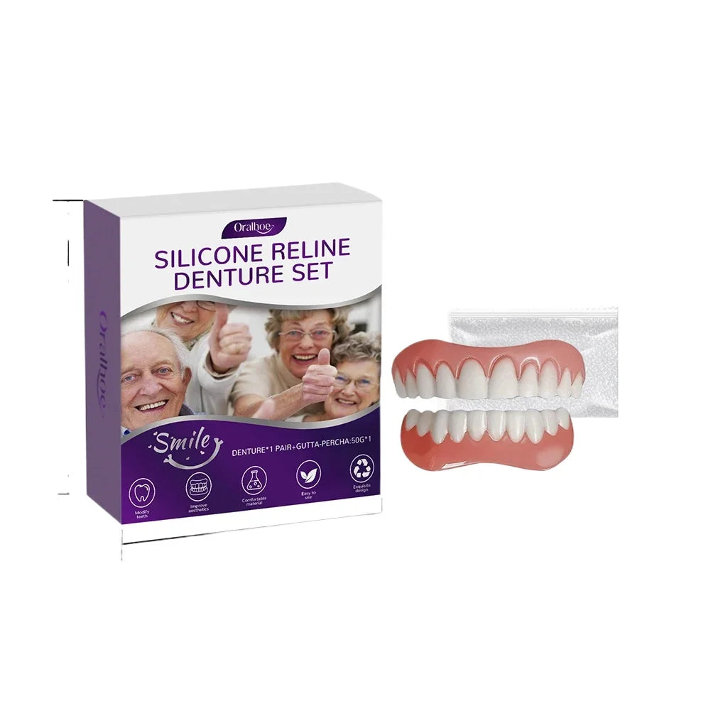 Silicone Reline Denture Set for Comfortable Fit - 6