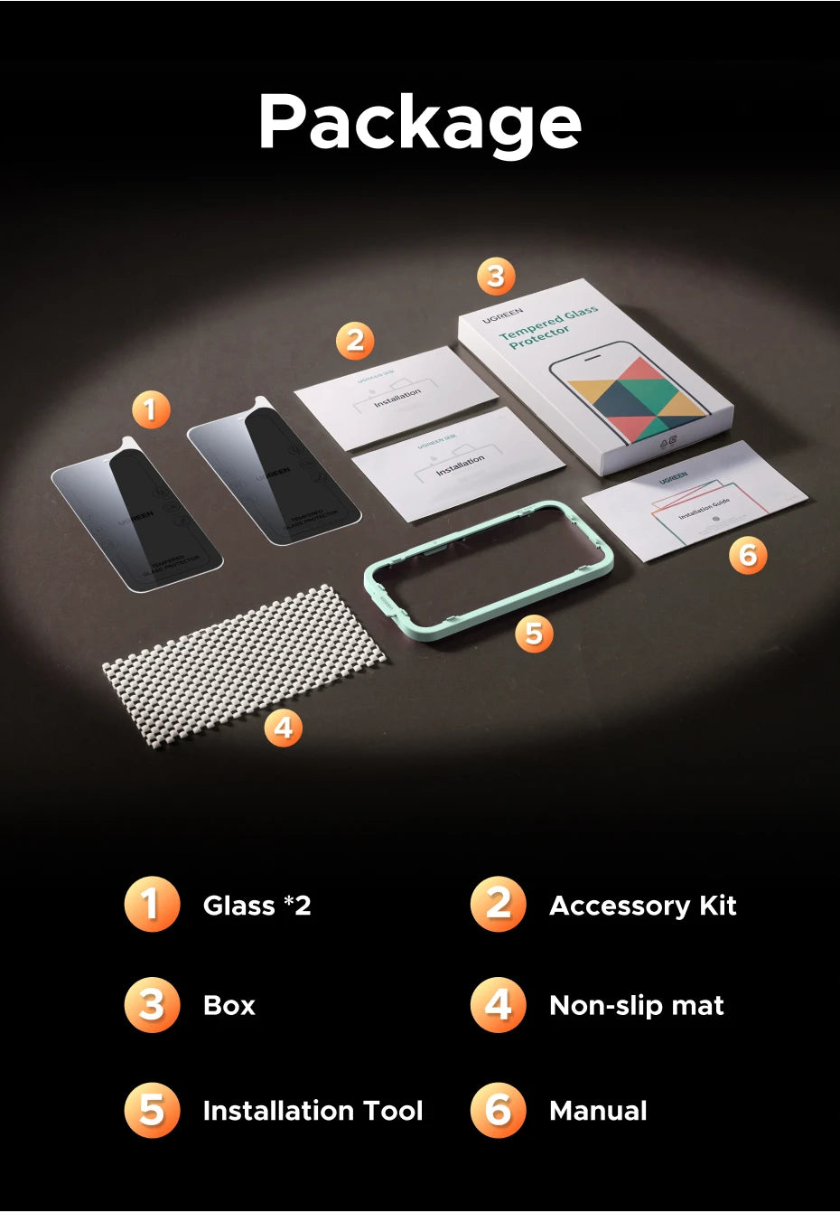 Anti-Spy Tempered Glass Privacy Screen Protector for iPhone