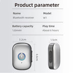 Bluetooth 5.3 AUX Audio Receiver 3.5mm Wireless Stereo Adapter with Mic