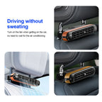 3 Speed USB Powered Car Seat Back Cooling Fan for Headrest