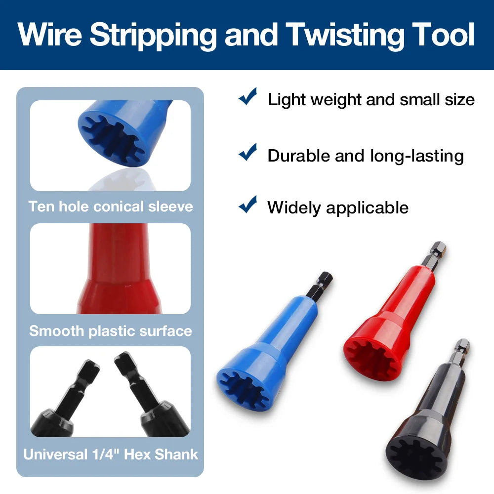 Electric Drill Wire Nut Twister Tool